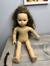 Gotz  18&quot; Doll 305/16 Brunette Long Hair Brown Eyes Vinyl Cloth Body - £39.46 GBP