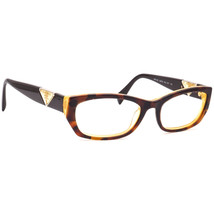 Prada Eyeglasses VPR 10O FAL-1O1 Dark Brown Havana Rectangular Italy 52[... - $179.99