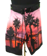 Hang Ten Board Shorts Men&#39;s Size Small 28 inch Waist Unlined Multicolor ... - £11.69 GBP