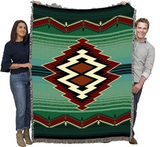 Turak Blanket, Inspired By Southwest Native Americans, Is A Woven Cotton Throw - £71.95 GBP