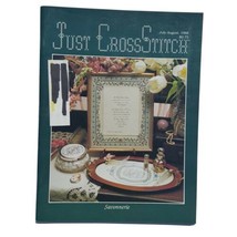 Just Cross Stitch Magazine July Aug 1988 Barnyard Babies We The People F... - $4.94
