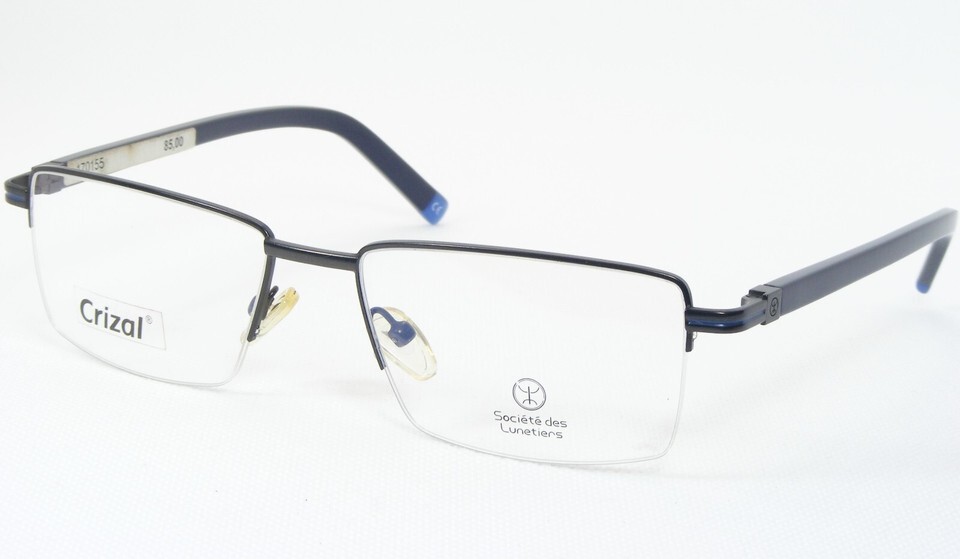 Société des Lunetiers Crizal BRIGHTON 0506 DARK BRONZE /BLUE /EGGPLANT 5... - $50.40