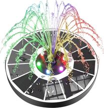 3.5W Solar-Powered Glass Fountain - 2000 mAh Battery and Water Safety Fe... - $63.31