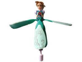Celestial Princess Fairy Flyer Skylight Emerald Doll Only Red Hair Blue Eyes Vtg - £10.08 GBP