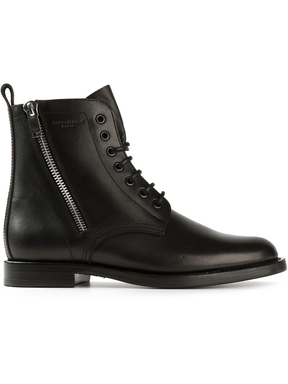 New Handmade Men black Ankle boots, Men black zipper style ankle boots, Men boo