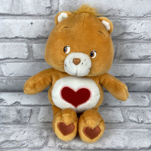 Tenderheart Care Bear 10&quot; 2002 Stuffed Animal Plush Clean Red Heart  - £13.58 GBP