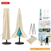 Versatile Waterproof Umbrella Cover with Folding Rod for 7.5ft to 11ft P... - $35.59