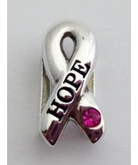 Lori Bonn Bons &quot;Be Cause We Need a Cure&quot; Slide Charm 210105, New - $28.49