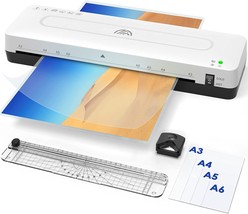 13-Inch Laminating Machine With 30 Laminating Pouches, Cold And, And Sch... - £37.51 GBP