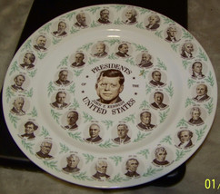 presidents of the united states /collectors plate{ john f kennedy} - £12.42 GBP
