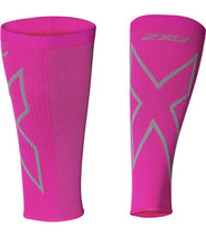 2XU Compression Calf Guards Pair Hot Pink / Hot Pink Size M Medium - £31.89 GBP