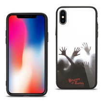 Reiko Iphone X/iphone Xs Hard Glass Design Tpu Case With Zombies - £7.86 GBP