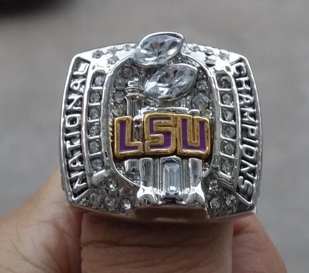 High Quality  MLB 2007 Louisiana State University Tigers championship ri... - $24.49