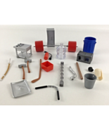 WWE Wrestling Accessories 20pc Lot Barbell Locker Trash Can Water Bottle... - $98.77 CAD