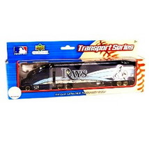 TAMPA BAY RAYS TRACTOR TRAILER TRANSPORTER 2008 SEMI DIECAST TRUCK 1:80 ... - $21.99