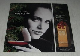 1990 Hennessy Cognac Ad - But Santa, naughty is nice - $18.49