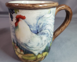 Certified International Susan Winget White Rooster Mug 15 oz Ceramic Cup... - $12.38