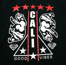Cali Good Vibe Mens 5XL Black T-Shirt Shirt Hard Ten Bears Diamonds Stre... - £25.17 GBP