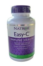 Natrol Easy-C 500 mg Vitamin C 2 x 120/ea = 240 Caps Exp 06/30/24 - £19.45 GBP