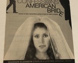 Confessions Of An American Bride Tv Guide Print Ad Shannon Elizabeth TPA21 - $5.93
