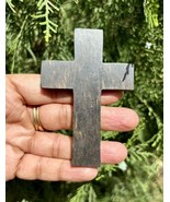 1 Pc Wood CROSS Pendant, Jesus Christ Wooden Locket Handmade 8 cm handca... - £10.92 GBP