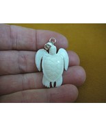 (J-Turtle-10) white SEA TURTLE Jewelry Pendant Necklace turtles water bu... - $56.23 CAD