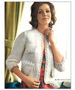 1960s Short Jacket Sweater at Waistline - Knit pattern (PDF 7507) - £2.93 GBP