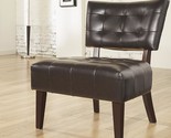 Roundhill Furniture Blended Leather Tufted Accent Chair with Oversized S... - £153.86 GBP