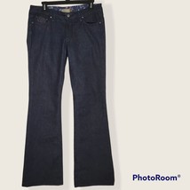 Paige Hollywood Hills Classic Rise Dark Wash Bootcut Jeans - Size 30 - £23.08 GBP