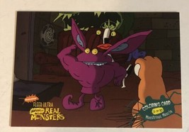 Aaahh Real Monsters Trading Card 1995  #5 Coloring Card - £1.55 GBP