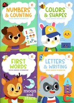 Workbooks Numbers &amp; Counting, Colors &amp; Shapes, Letters &amp; Writing, First Words - £12.40 GBP