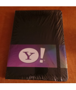 unused Yahoo! Notebook w Place holder Ribbon in its original plastic wrapper
