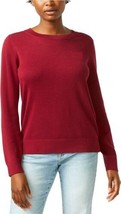 Nautica Womens Scoop-Neck Knit Top Color Red Size XL - £31.15 GBP