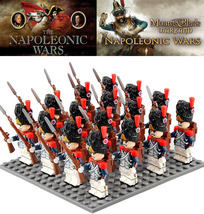 16pcs French Royal Guard Grenadiers Napoleonic Wars Minifigure Set - $483.67 MXN