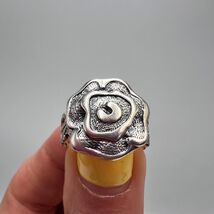 Vintage Handmade 925 Sterling Silver Ring, Ornate Artisan Jewelry for Wo... - $89.00