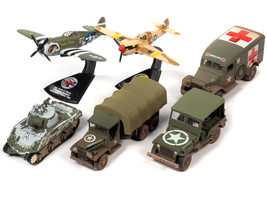 WWII Warriors: European Theater Military 2022 Set B of 6 Pcs Release 2 L... - $81.17