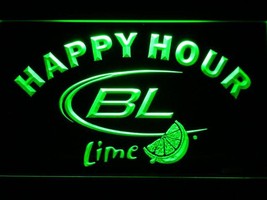 Bud Light Lime Happy Hour LED Neon Sign Hang Sgns Walls Decor Crafts - £20.72 GBP+