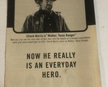 Walker Texas Ranger Tv Guide Print Ad Chuck Norris Tpa16 - $5.93