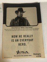 Walker Texas Ranger Tv Guide Print Ad Chuck Norris Tpa16 - £4.68 GBP
