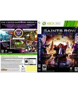 Saints Row IV 4 Microsoft Xbox 360 2013 Manual Complete CIB Tested - $146.16 MXN