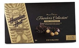 Hawaiian Host Founders Collection Dark Chocolate 7 Oz (Pack Of 5 Boxes) - £132.55 GBP