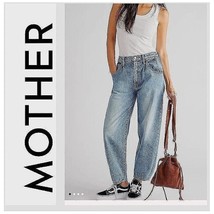 MOTHER SUPERIOR  The Curbside Dart Ankle Barrel Jeans Salt Of The earth 29 - $171.00