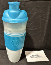 EZ Freeze Stay Fresh Drink Smoothie Yogurt holder Cool Gear Light Blue - £17.03 GBP