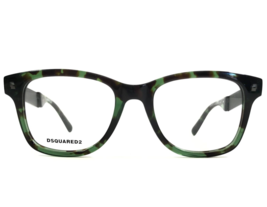Dsquared2 Eyeglasses Frames DQ5130 col.055 Gray Green Brown Tortoise 49-18-145 - £92.78 GBP