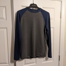 Orvis Classic collection raglan long sleeve size medium gray and blue - £11.82 GBP