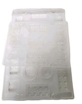 Jello Mold Lego Shape Plastic Lot Of 4 - $6.92