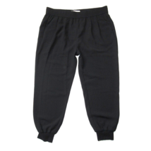 NWT Joie Mariner Crop in Caviar Black Crepe Pull-on Cropped Jogger Pants... - £48.26 GBP
