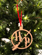 Nimbus Harry P. Wooden Christmas ornament, New Year Snowball, Holiday gift - £7.70 GBP