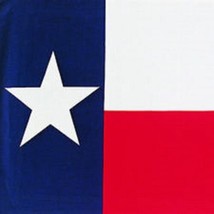 Lot 6 Texas Bandana State Flag Lone Star Bandana Scarf Face Mask Neck Head Wrap - £23.28 GBP