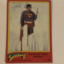 Superman II 2 Trading Card #40 Christopher Reeve - £1.57 GBP